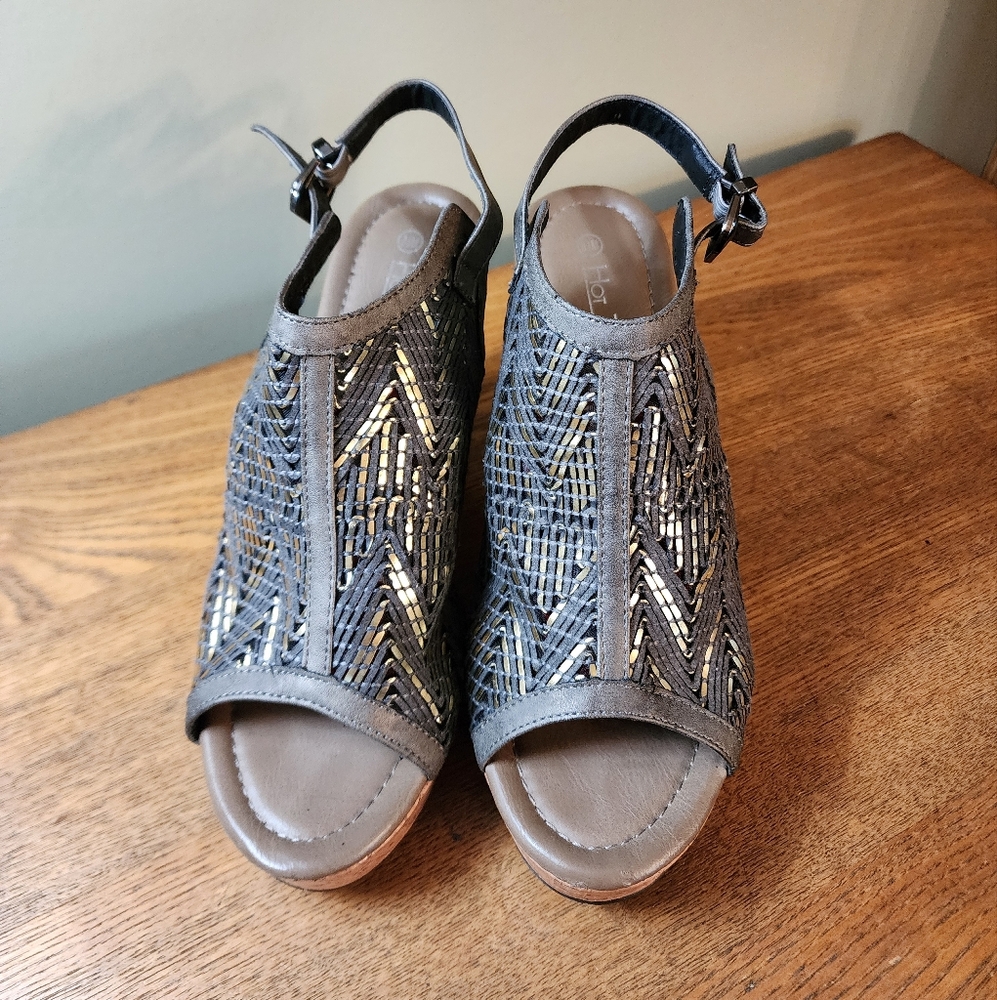 3/$15 Hot Tomato Wedge Sandals
